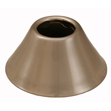 Jones Stephens Brushed Nickel Escutcheon 1/2in. IPS Bell Pattern 2-3/8in. OD E0605BN